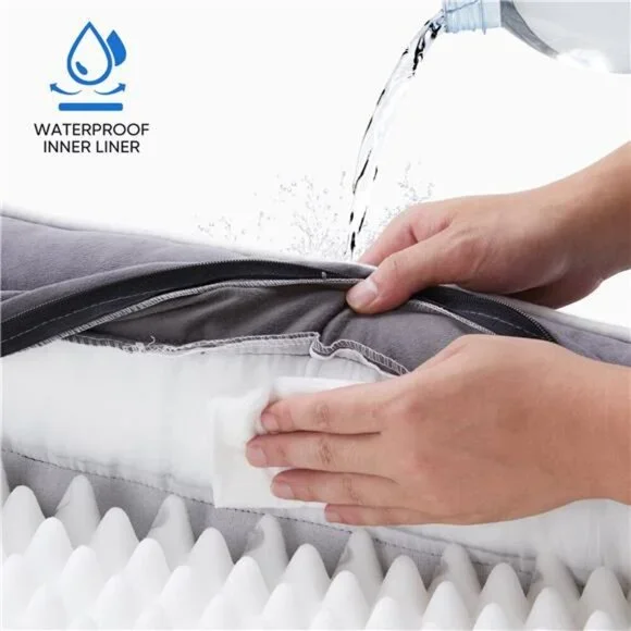 Dog Bed 24"x18" Orthopedic Dog Sofa Bed Small, Supportive Foam Pet Couch - Picture 4 of 5